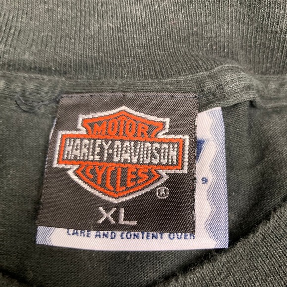 Vintage Harley Davidson Shirt Mens XL Black 1998 New York City Live To Ride 90s - Picture 5 of 14